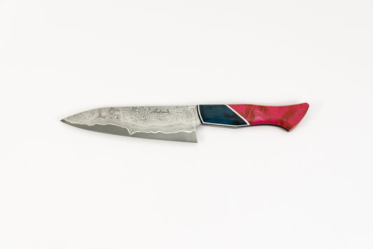 5.75" Petty - Pink/Blue Dyed Maple  (Adam)