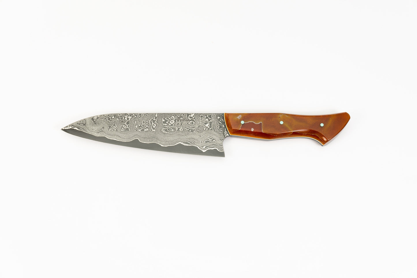 156 mm Damascus Petty - Alume-Wave