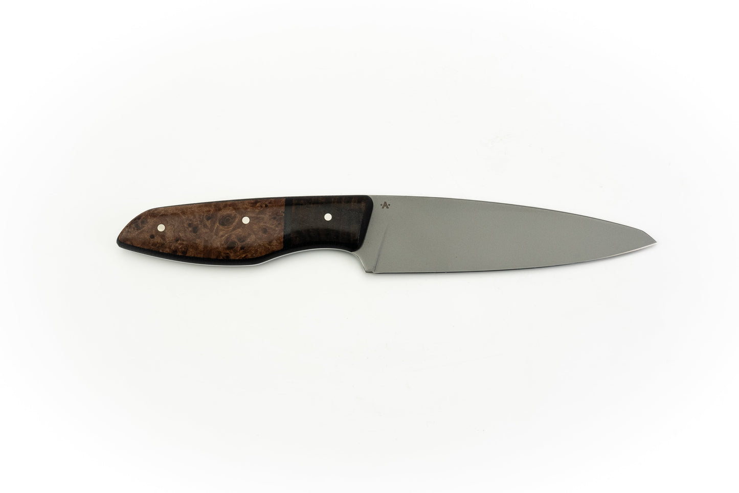 125 mm Stainless Steel Clip Point - Maple Burl