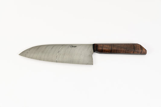 7.125" Santoku - Curly Koa (Jamison)