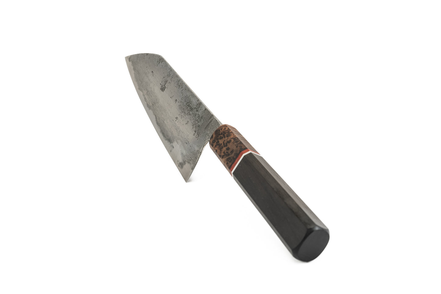 7.125" Santoku - Thuya Burl with Blackwood (JAMISON)
