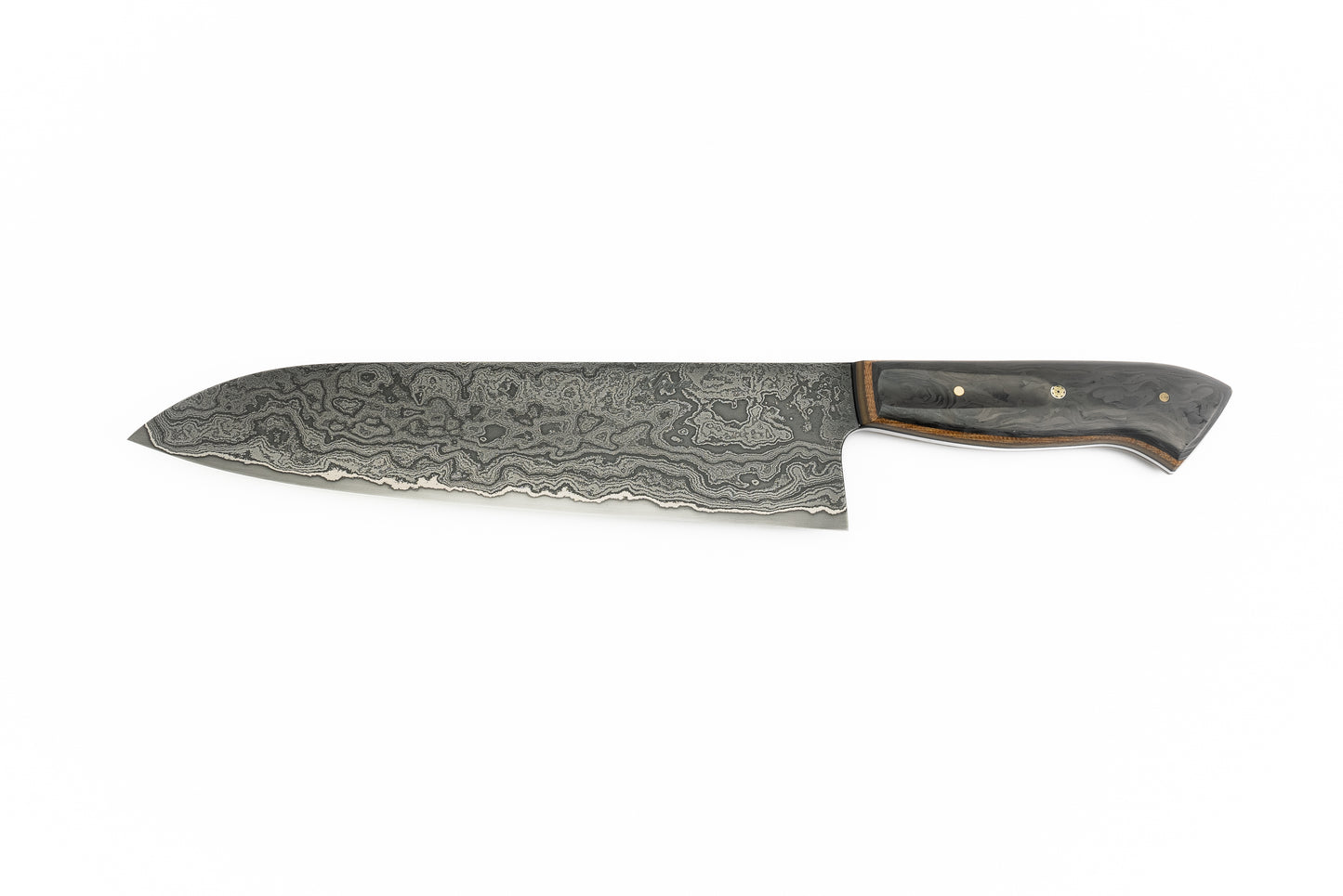 231 mm Damascus Gyuto - Carbon Fiber