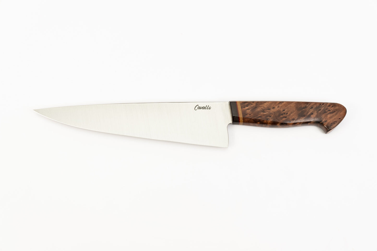 210 mm Stainless Steel Chef - Thuya Burl
