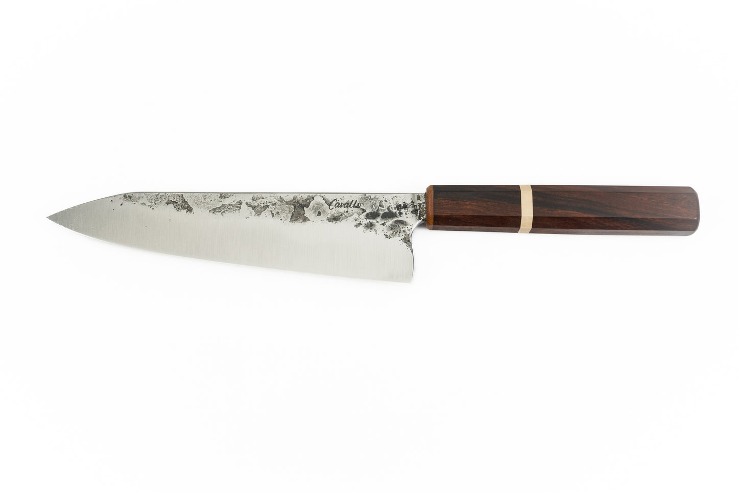 184 mm Carbon Steel Gyuto - Desert Ironwood