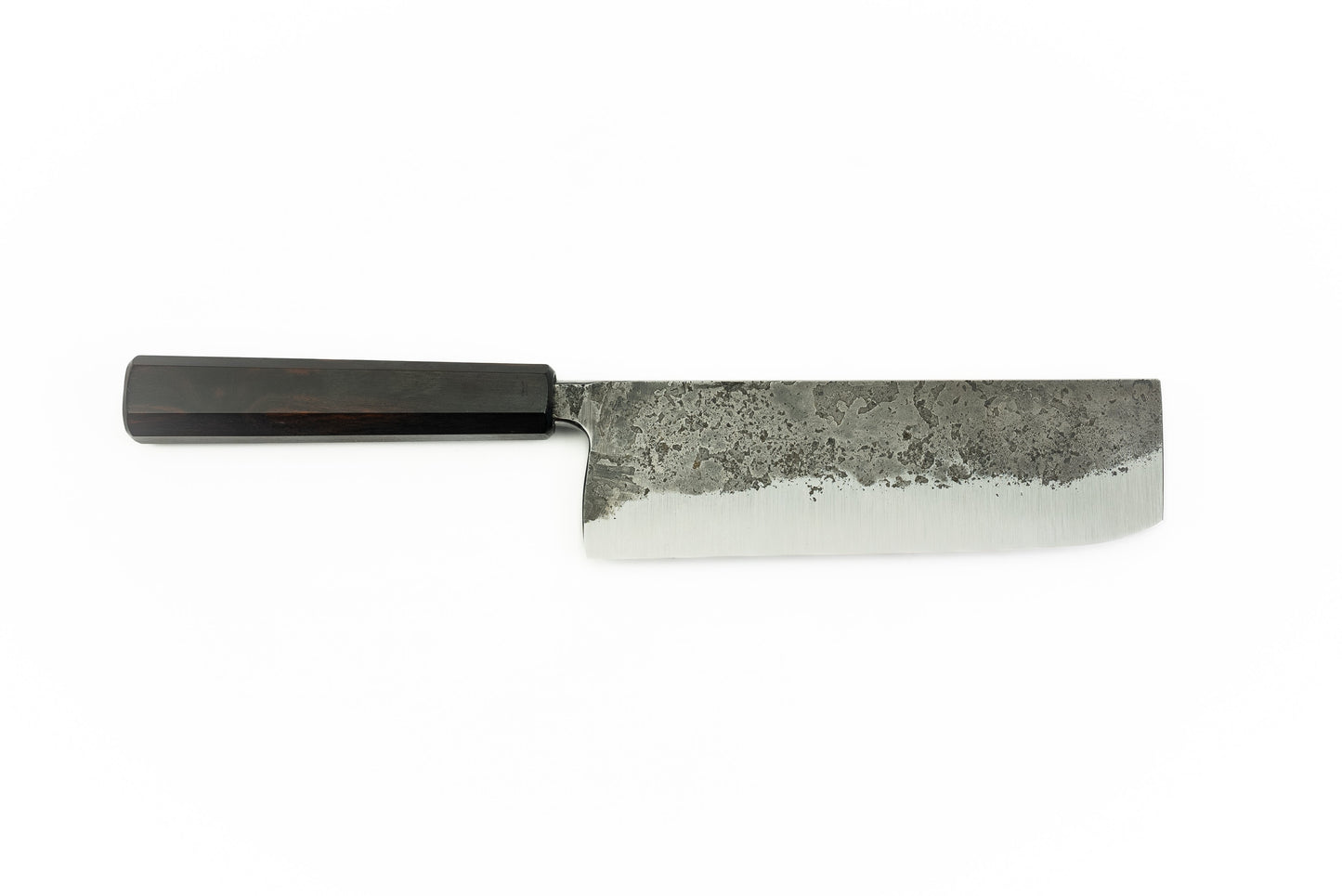 160 mm Carbon Steel Nakiri - Desert Ironwood