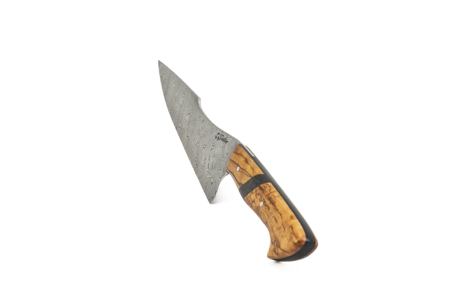 8.5" Chef - Black and white ebondy and birch (SHAMUS)