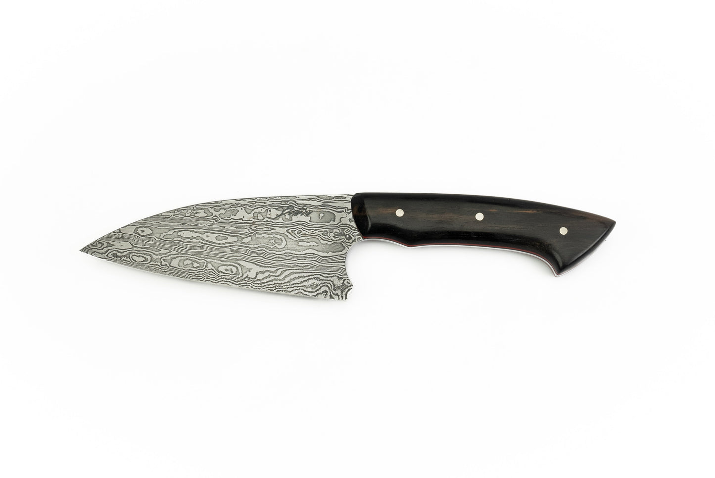 124 mm Damascus Petty - Ebony