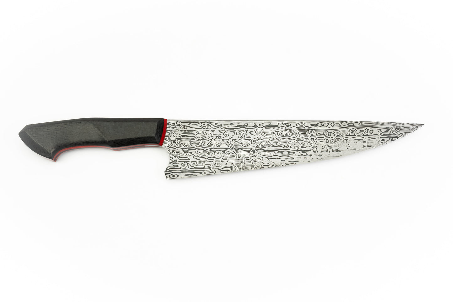 224 mm Damasteel Chef - Carbon Fiber