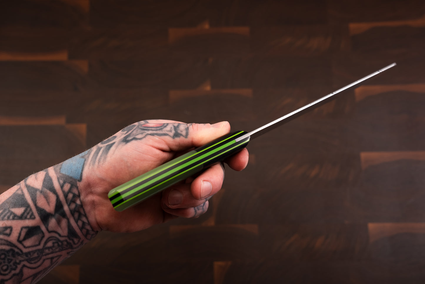 6.75" Damasteel Nakiri - (SHAMUS)