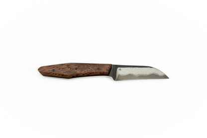 85 mm Carbon Steel Forager - Redwood Burl