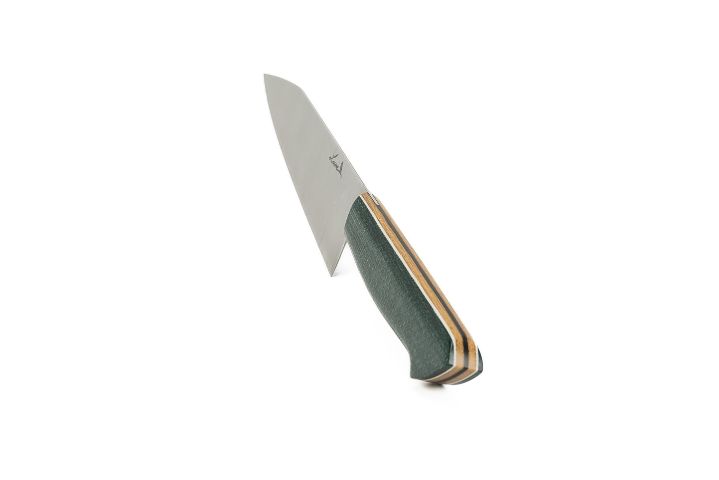 6.75" Gyuto - Green jute micarta (CHLOE)