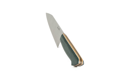 6.75" Gyuto - Green jute micarta (CHLOE)
