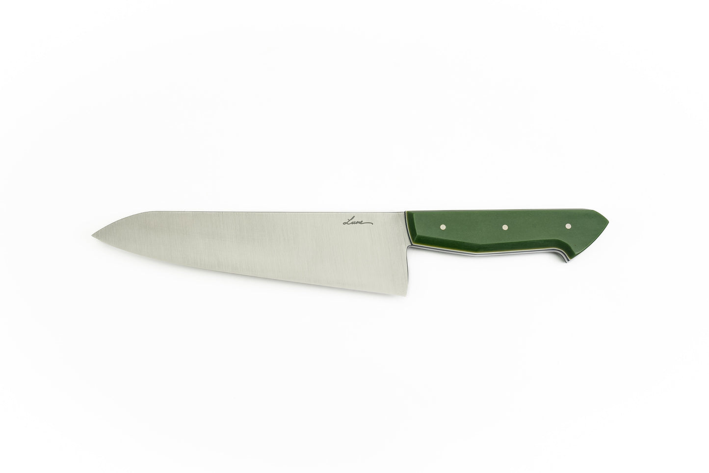 7.625" Gyuto - Green Paper Micarta (CHLOE)