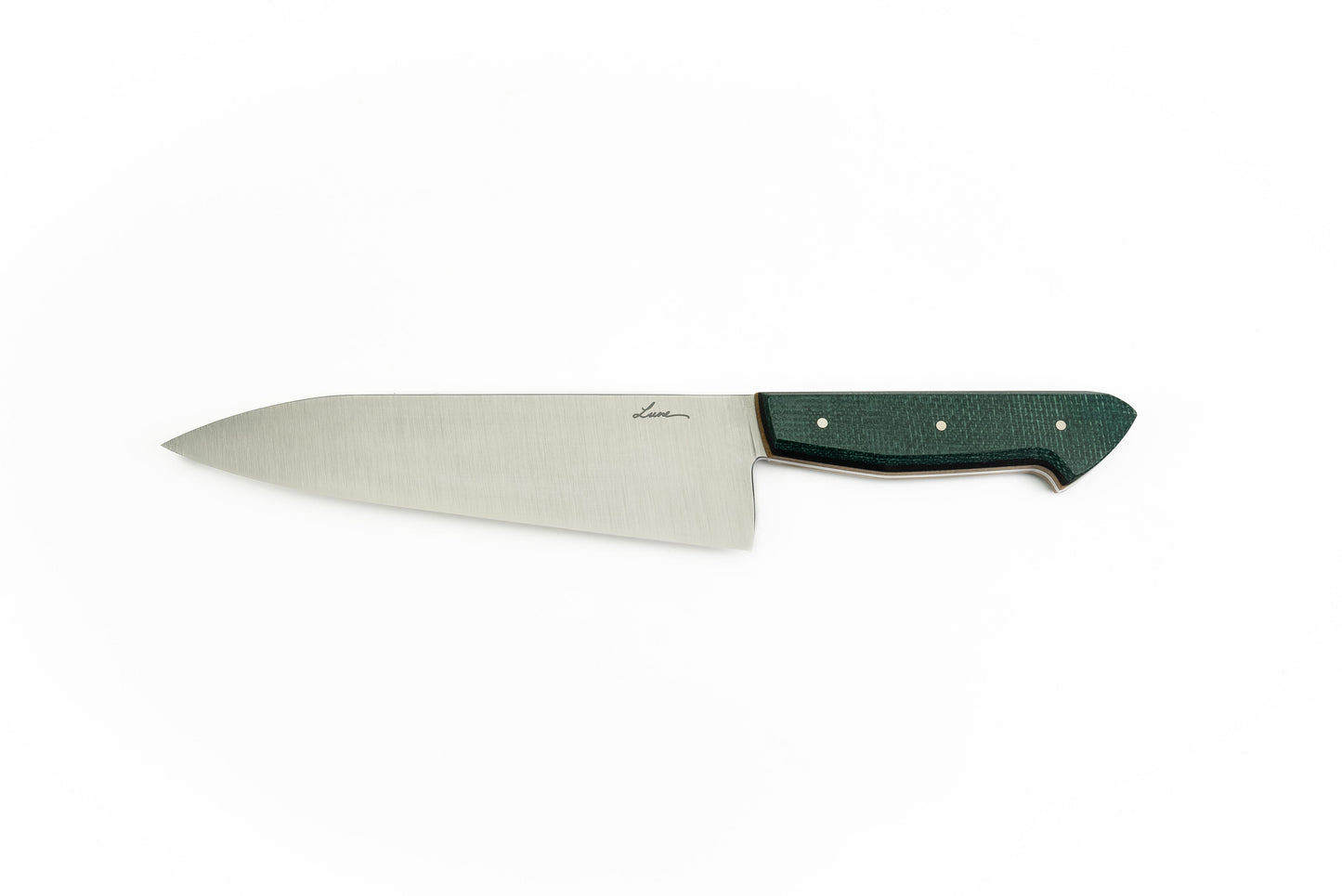7.5" Gyuto - Green Burlap Micarta (CHLOE)