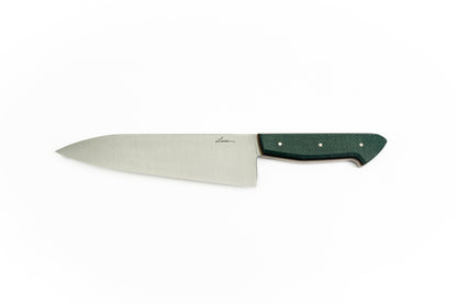 7.5" Gyuto - Green Burlap Micarta (CHLOE)