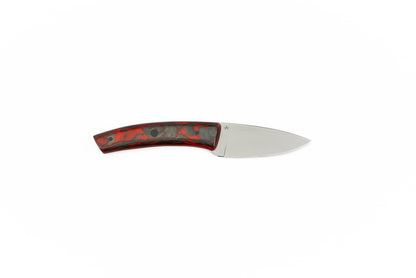 3" Carry - Carbon Fiber/Red G10 "Burl" (GREYSON)