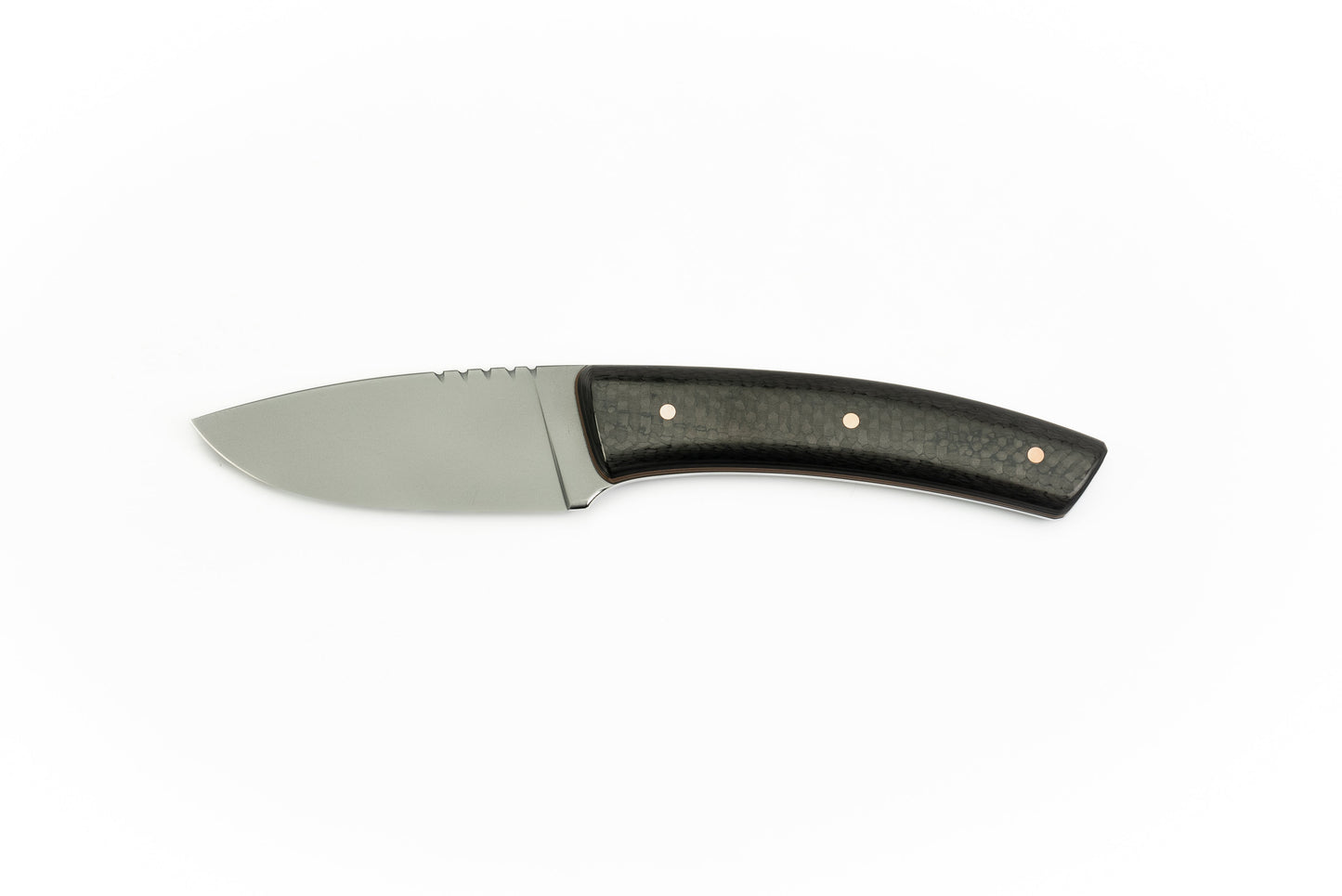 75 mm Stainless Steel Drop Point - Carbon Fiber