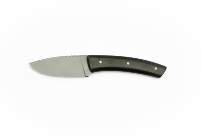 75 mm Stainless Steel Drop Point - Carbon Fiber