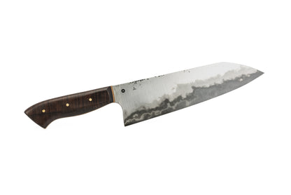 8.125" Gyuto - Ringed Gidgee with Natural Canvas and Black G10 Liners (JAMISON)