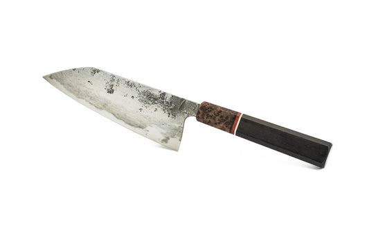 7.125" Santoku - Thuya Burl with Blackwood (JAMISON)