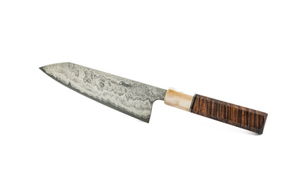 6.75" Funayuki - Walrus Ivory Bolster with Koa (JAMISON)