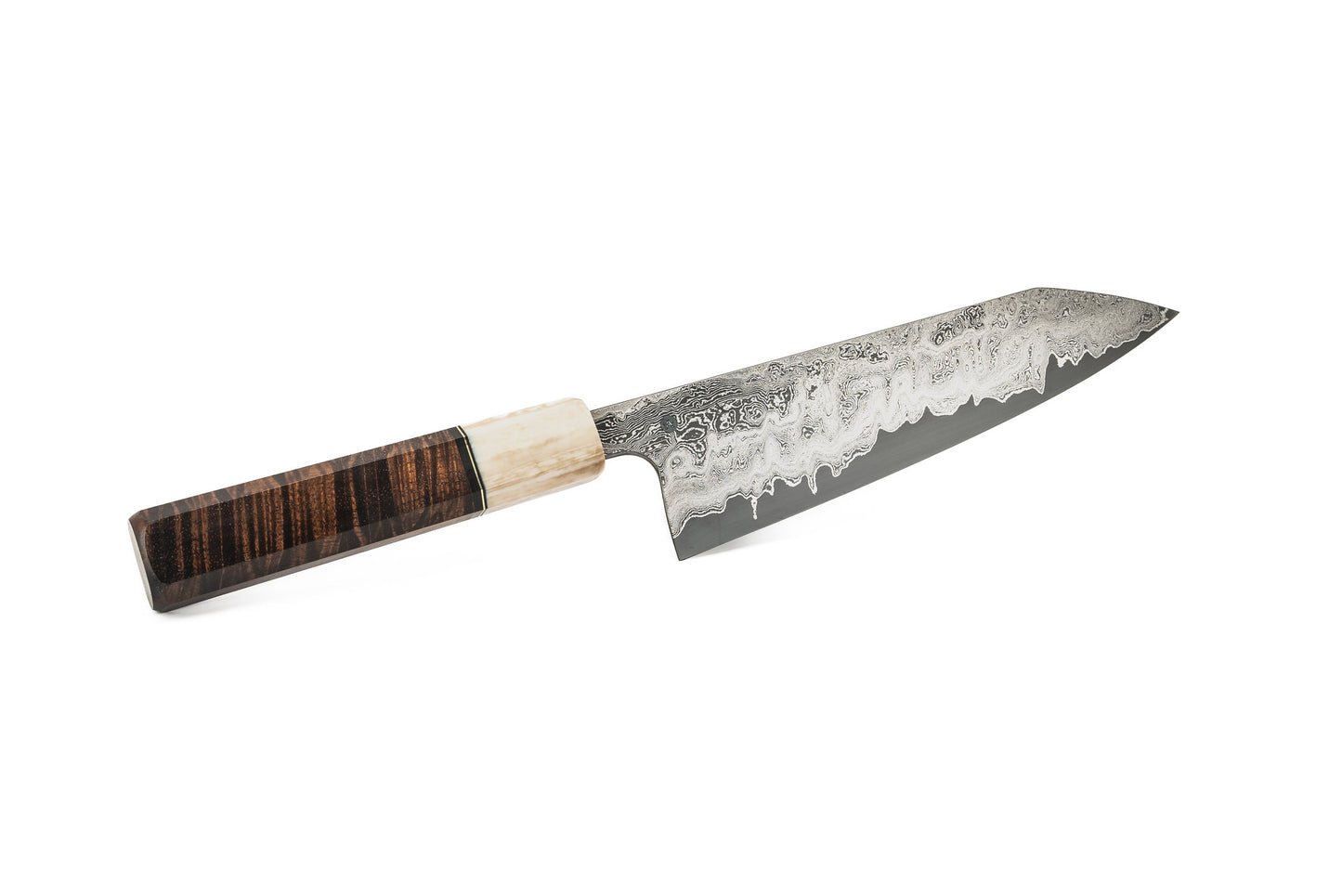 171 mm Damascus Funayuki - Koa