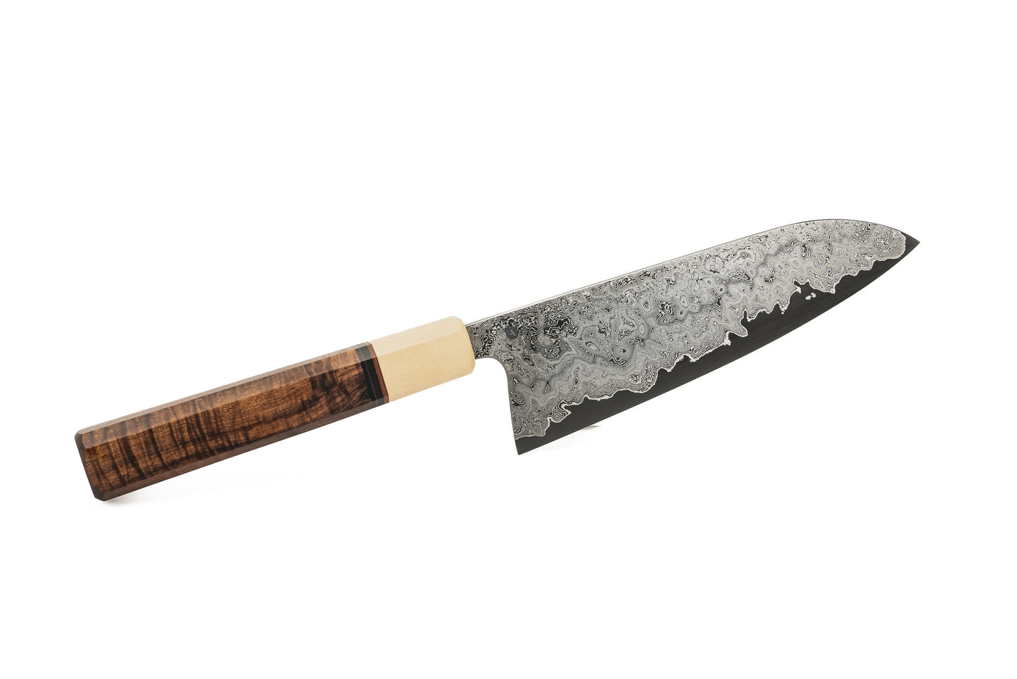 190 mm Damascus Santoku - Koa