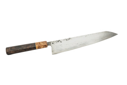 10.375" Gyuto - Maple Burl and Black Walnut Burl (JAMISON)