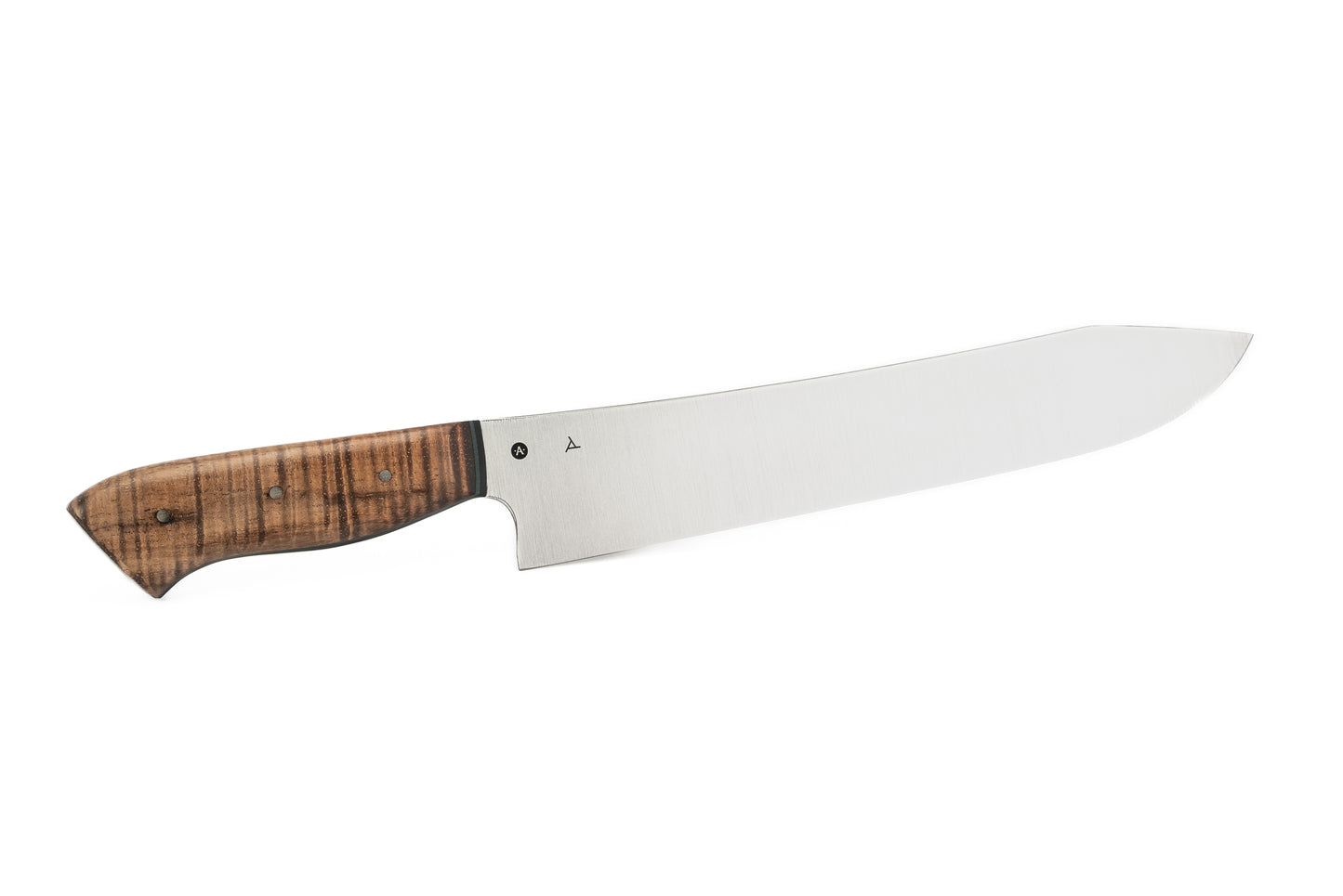 9.5" Butakiri - Fiddleback Koa with evergreen and black G10 liners (JAMISON)
