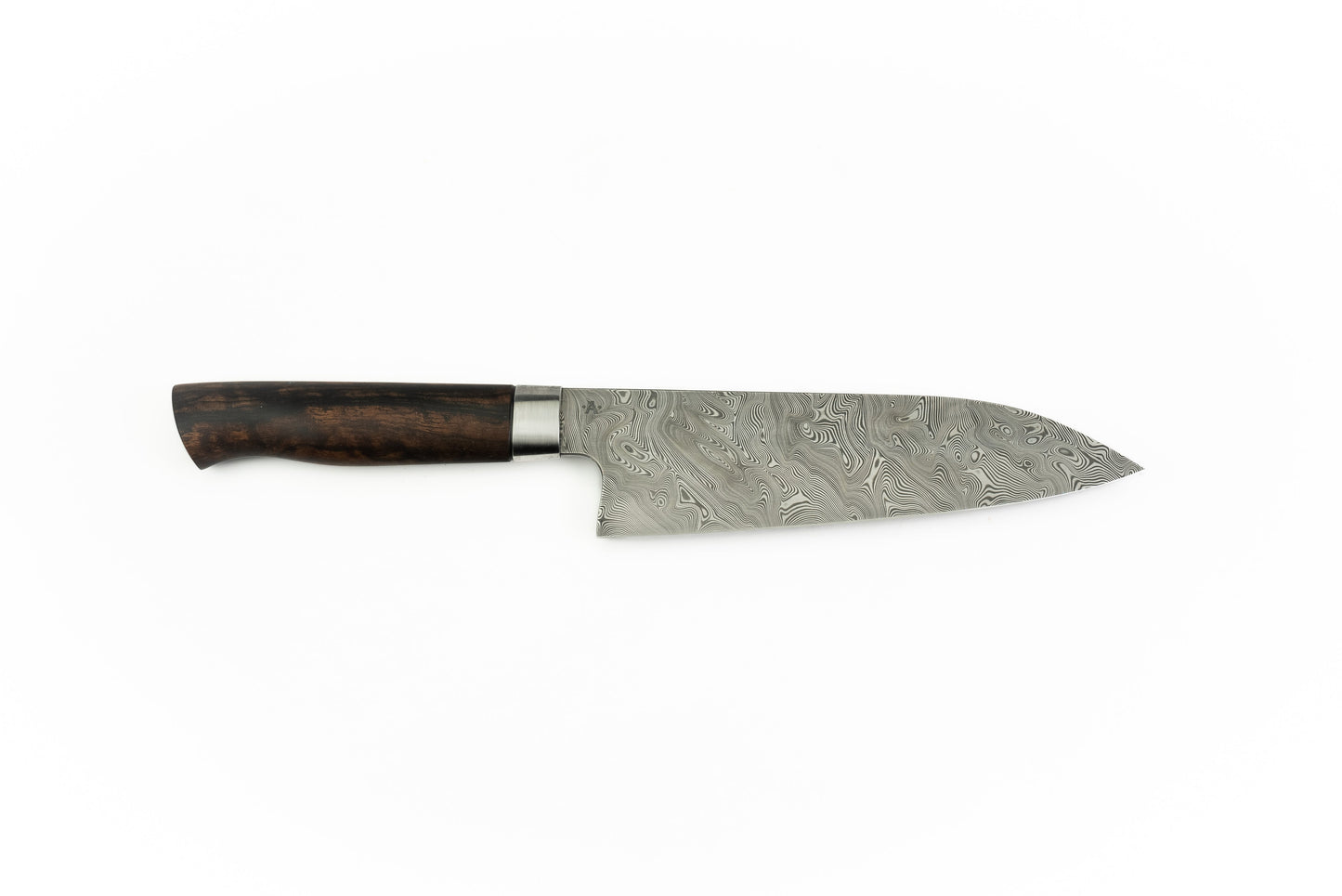 170 mm Damasteel Funayuki - Turkish Walnut