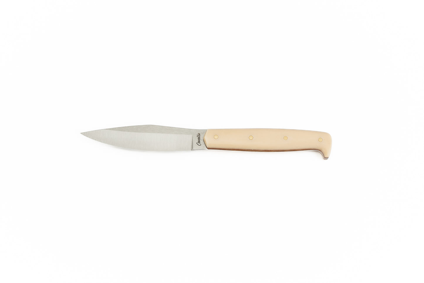 4" Pattada - Bone Linen Micarta (RYAN)
