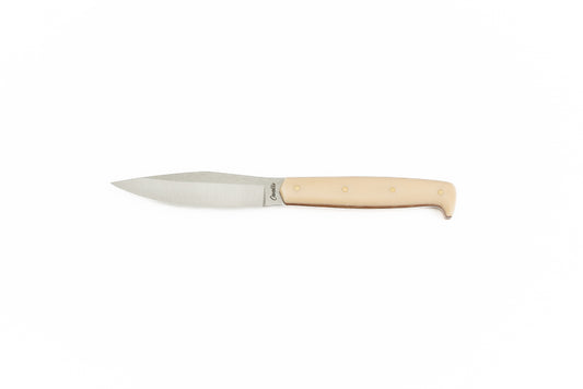 4" Pattada - Bone Linen Micarta (RYAN)