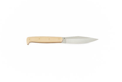4" Pattada - Bone Linen Micarta (RYAN)