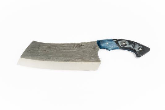 7.75" Cleaver - G-10 and Bone (SHAMUS)