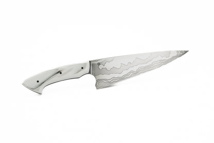 71/2" Chef - White marble corian (SHAMUS)
