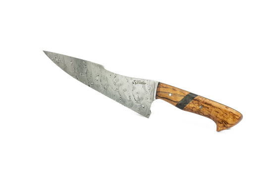 8.5" Chef - Black and white ebondy and birch (SHAMUS)