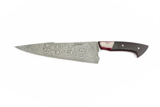8.375" Chef - Carbon Fiber and Dyed Bone (SHAMUS)
