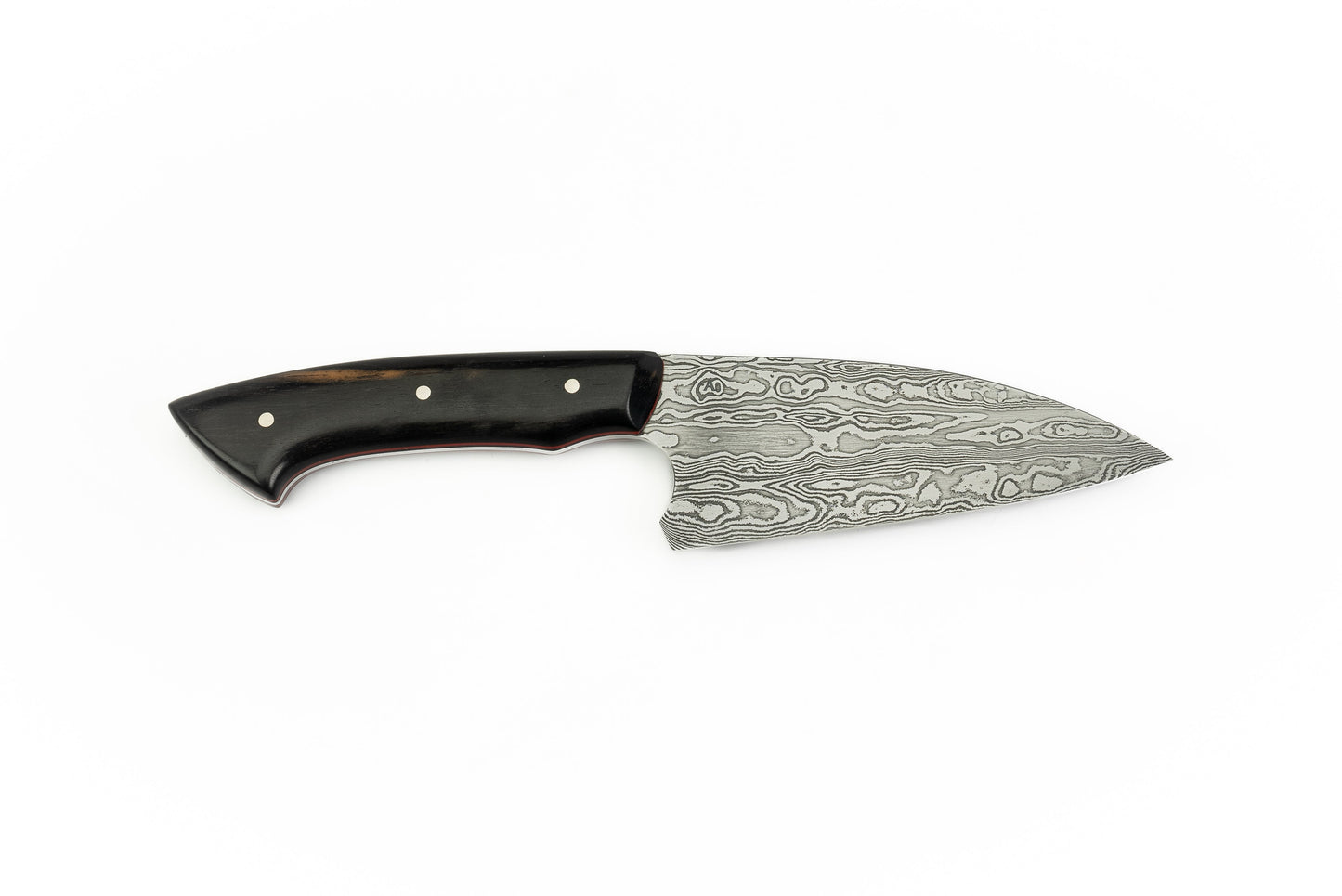 124 mm Damascus Petty - Ebony