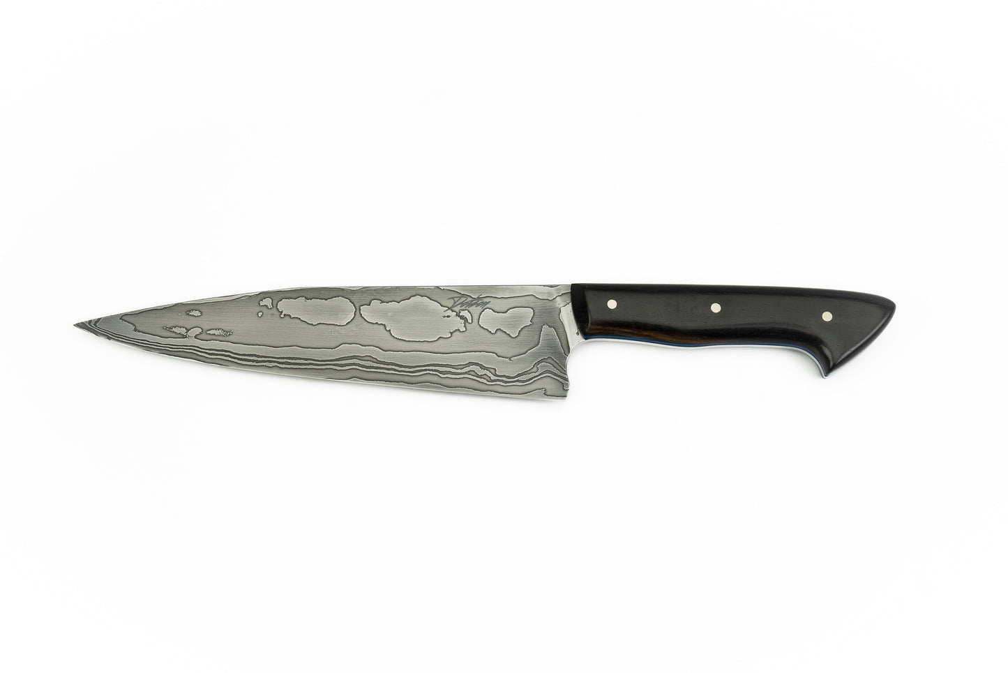 7.5" Chef - Black and White Ebony (SHAMUS)