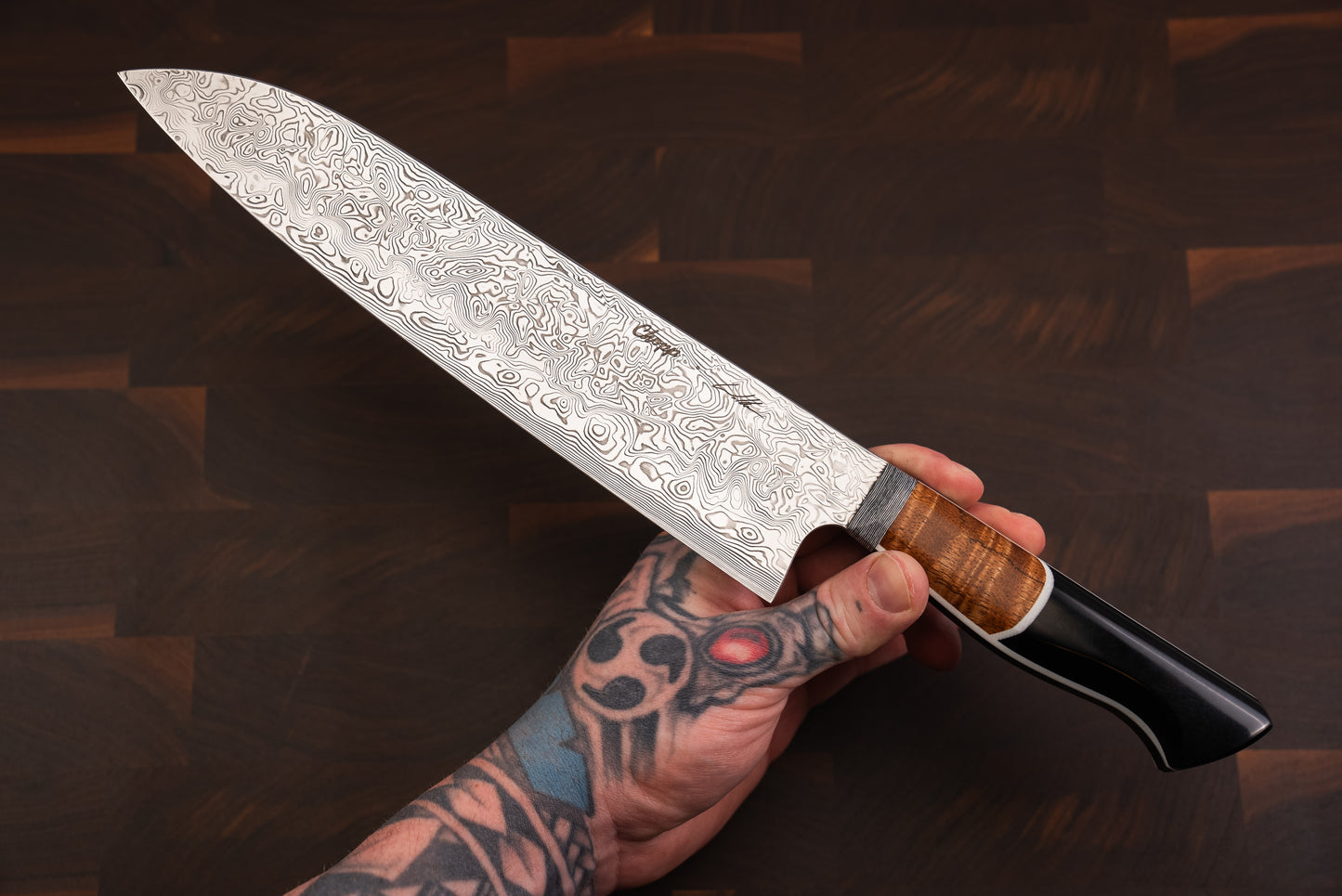 9.75" Damasteel Gyuto - (GREYSON/JAMISON)